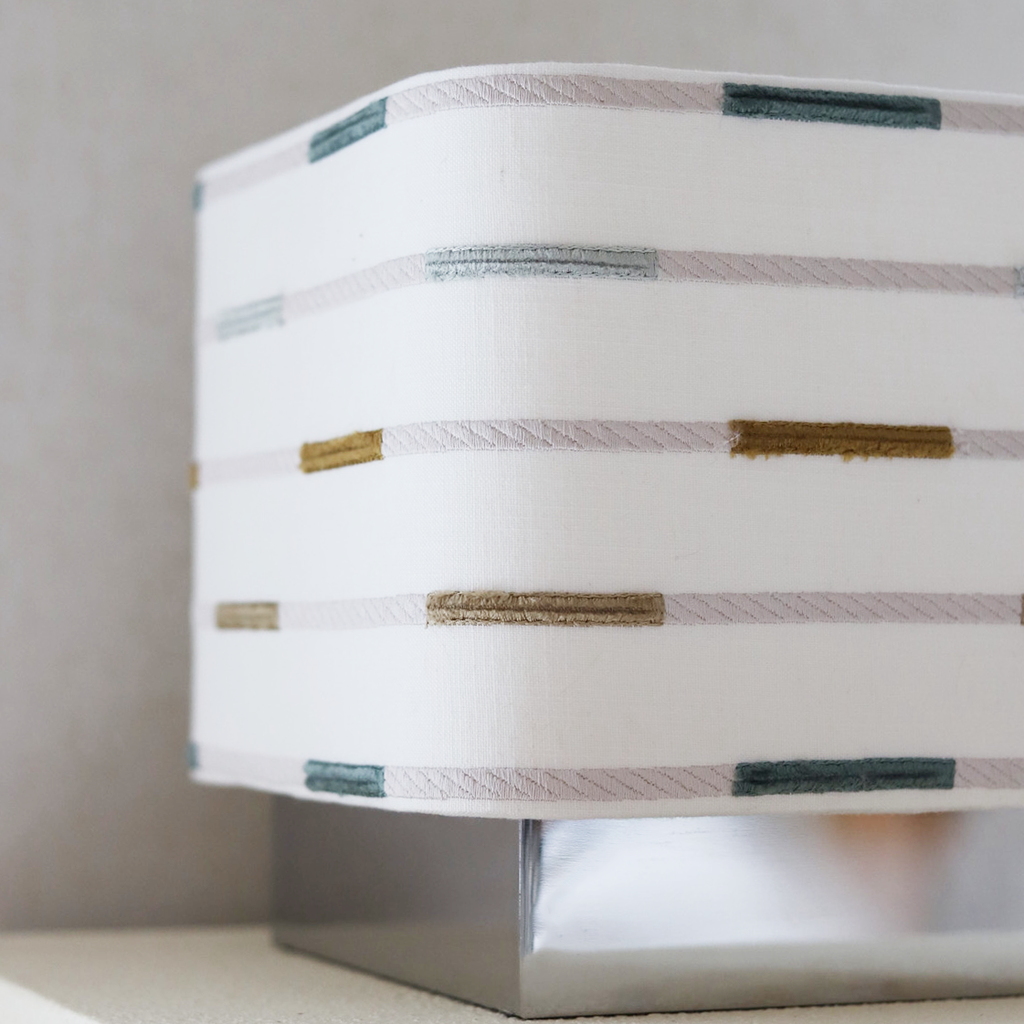 handmade autumn in antwerp table lamp with custom shade and warm light