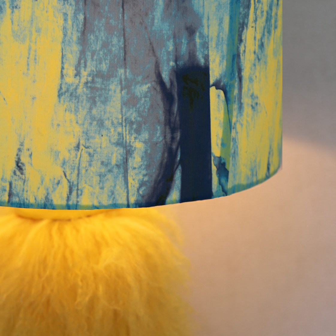 Cammie yellow dip dye