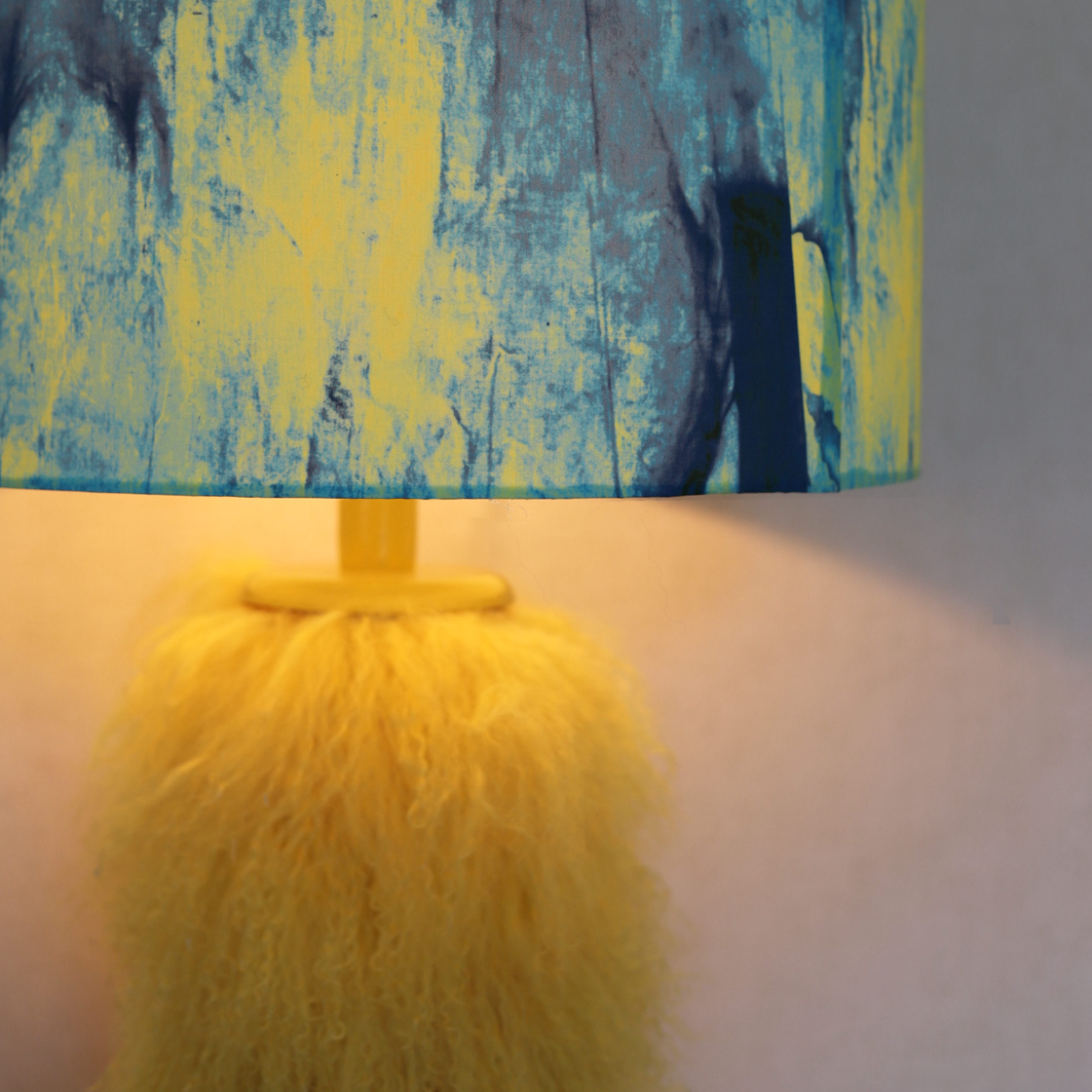 Cammie yellow dip dye