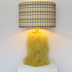 Cammie yellow purple checks