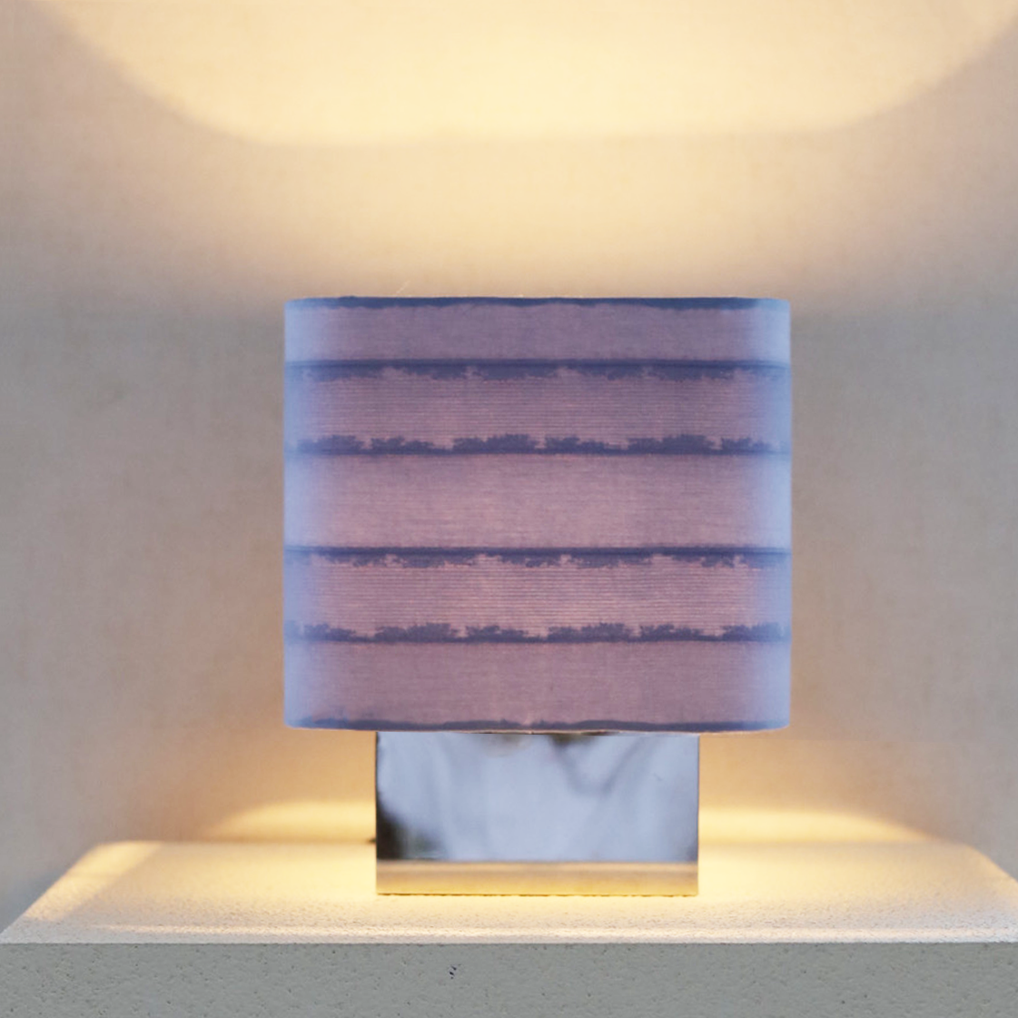 handmade autumn in antwerp table lamp with custom shade and warm light