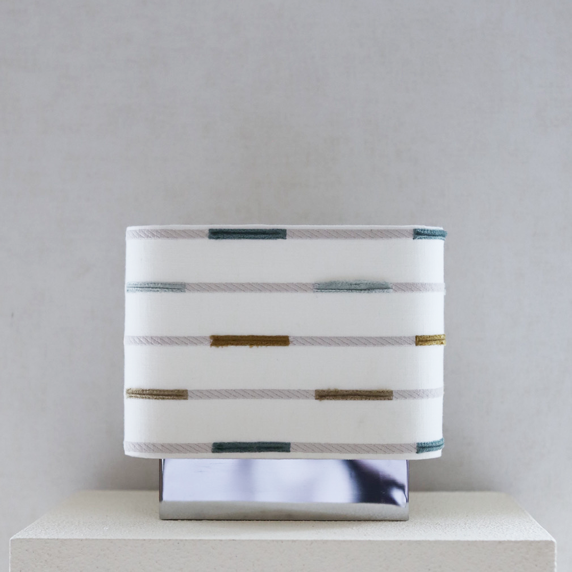 handmade autumn in antwerp table lamp with custom shade and warm light