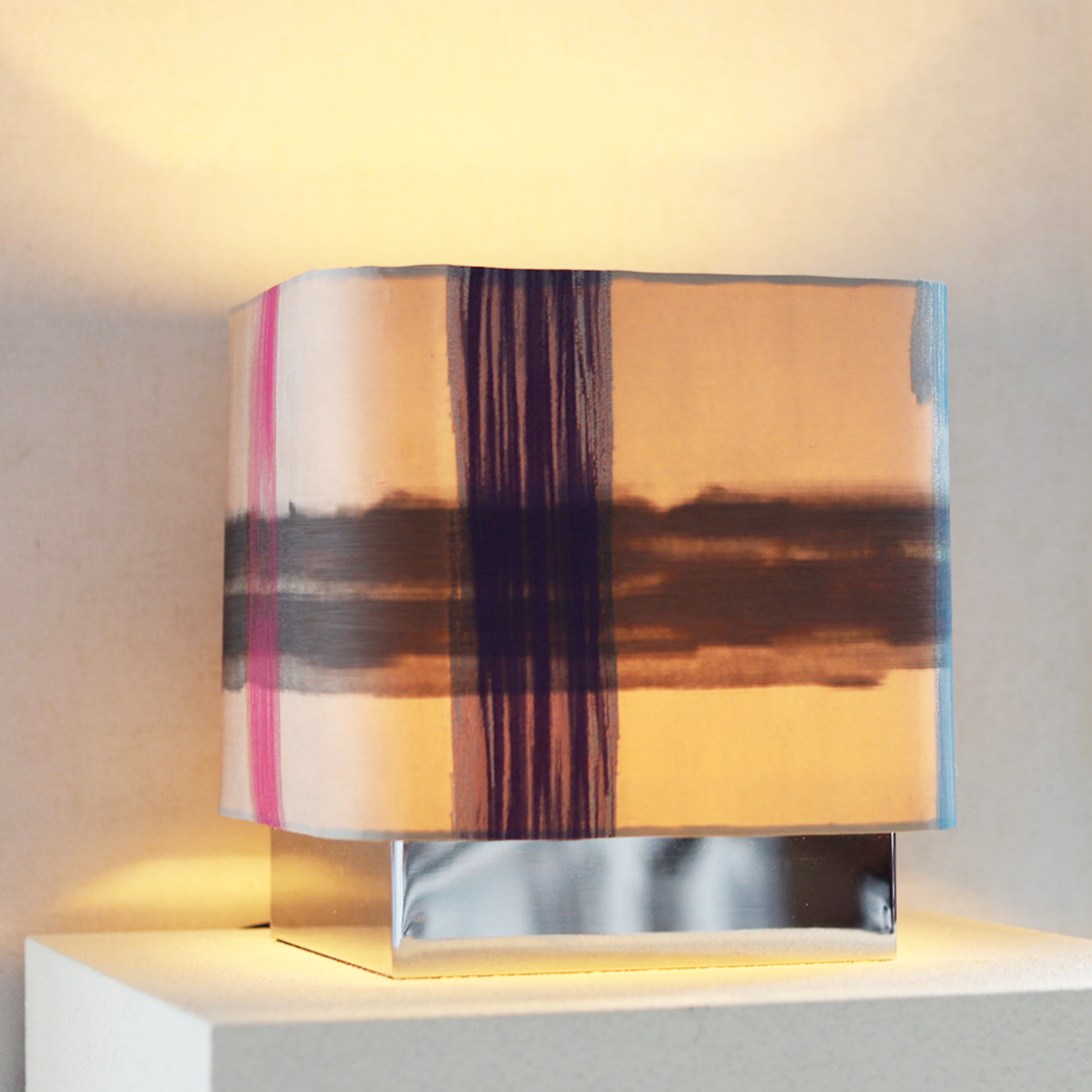 Cricri painted stripes silk