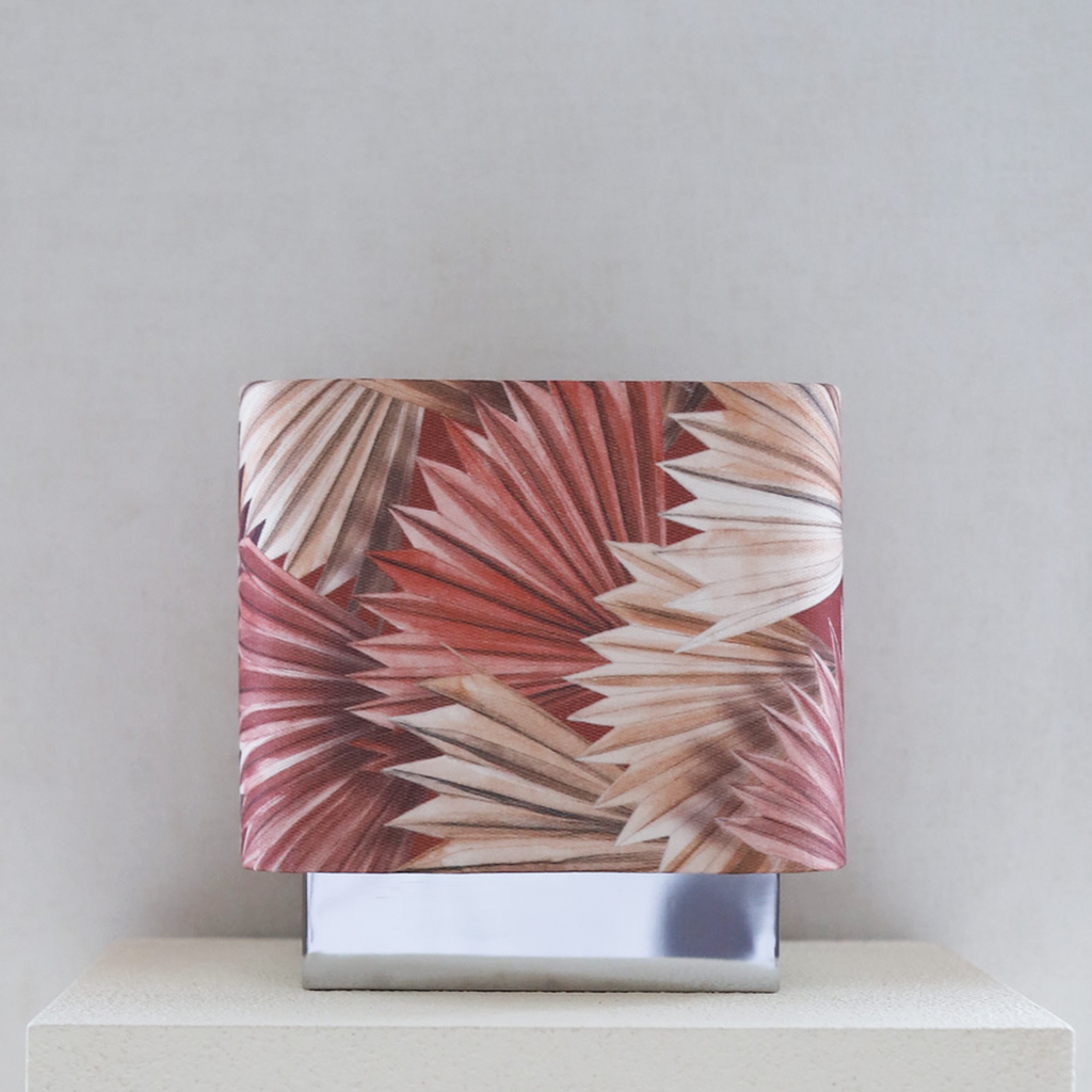 Cricri pink palm leaves