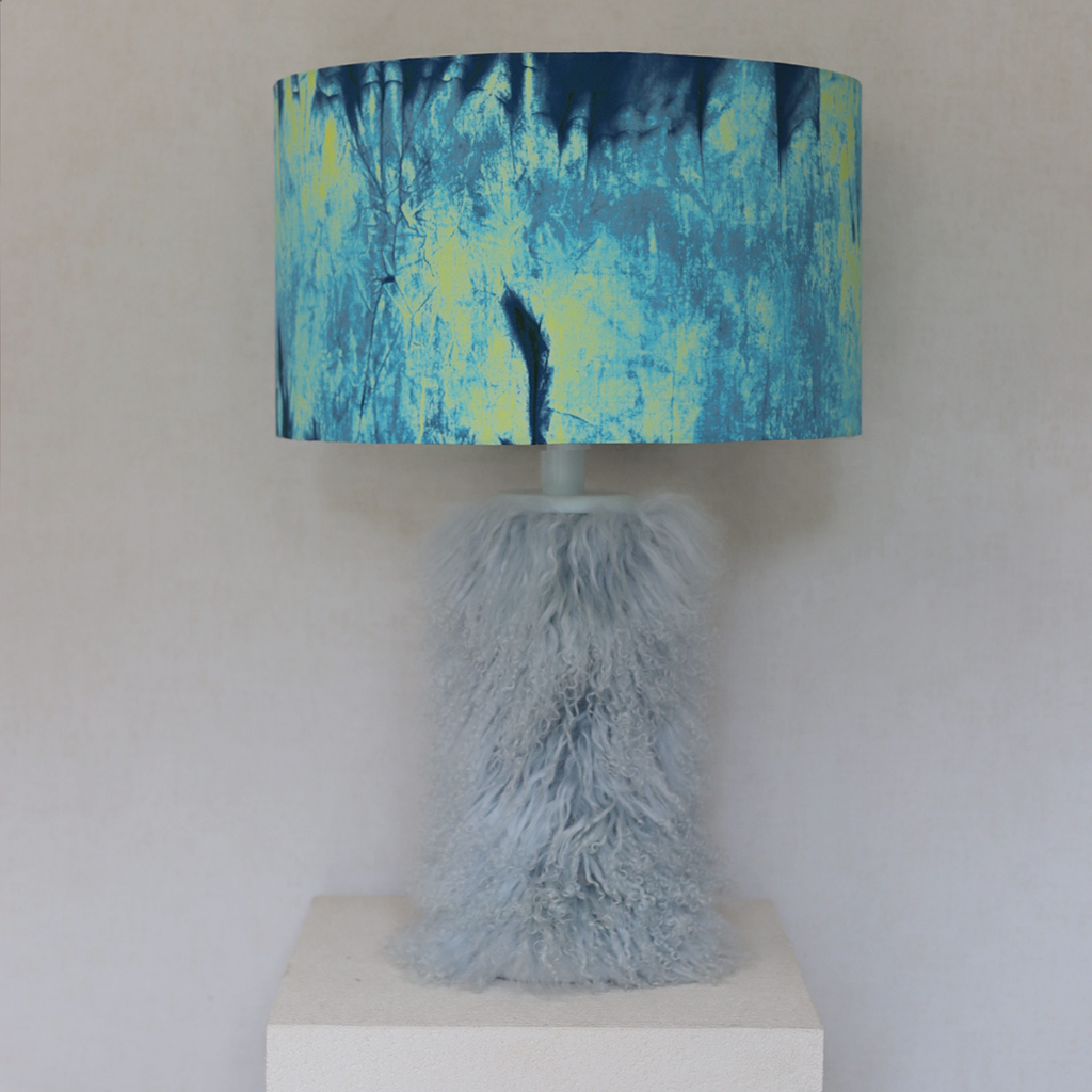 Cammie baby blue dip dye