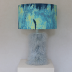 Cammie baby blue dip dye