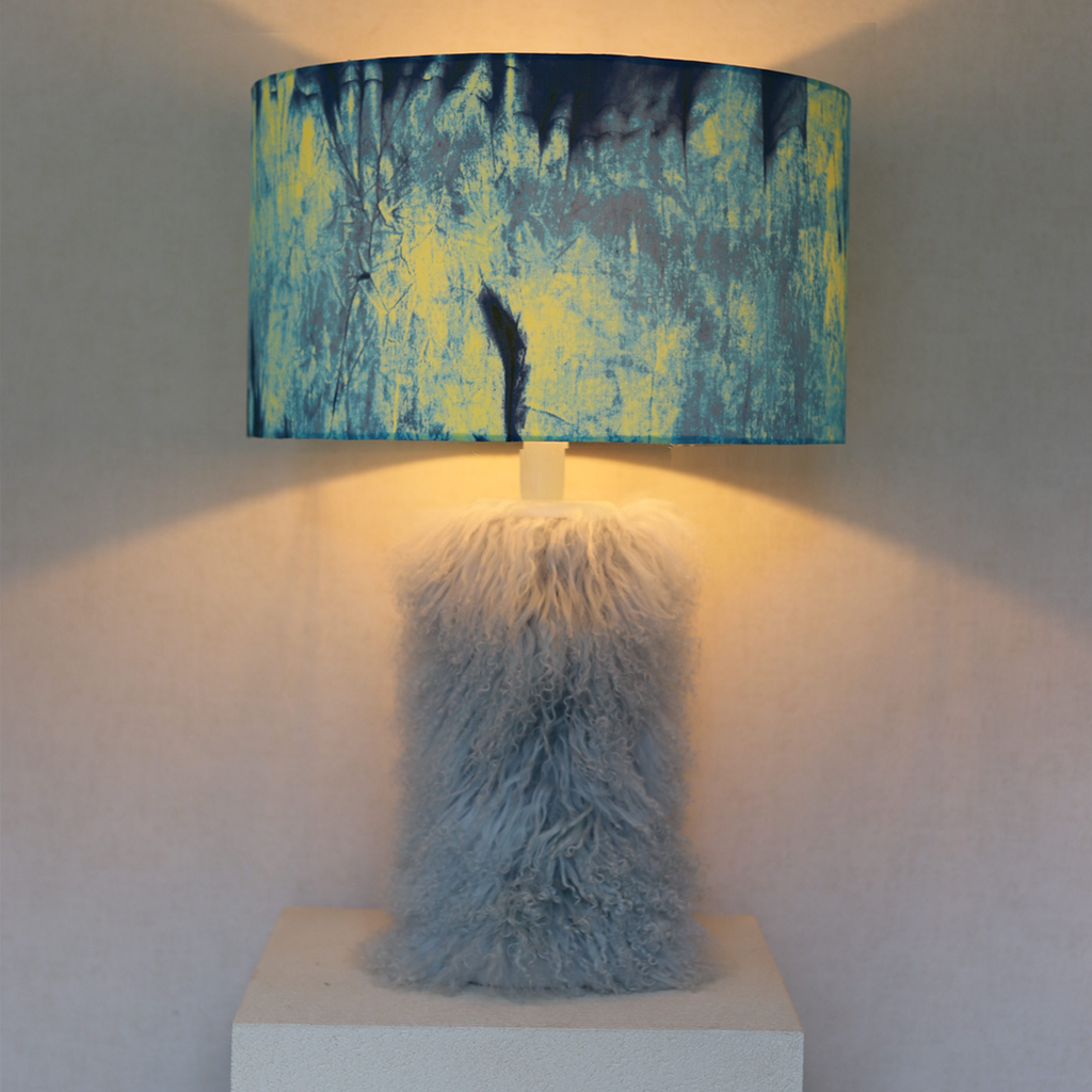 Cammie baby blue dip dye