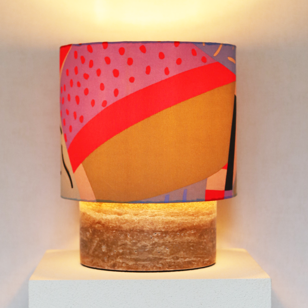 LEXIE brown red print