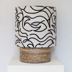 LEXIE beige black embroidery