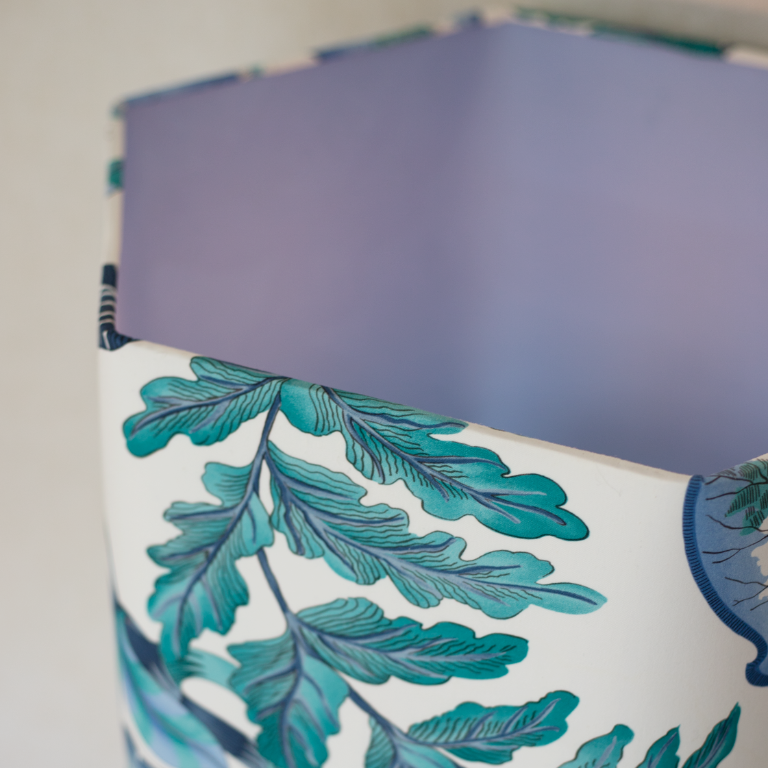 bamboo lamp blue