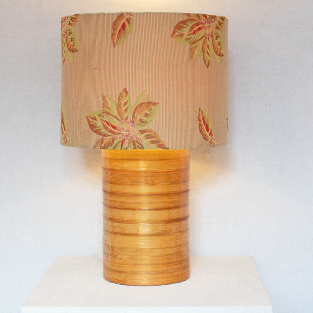 bamboo lamp yellow