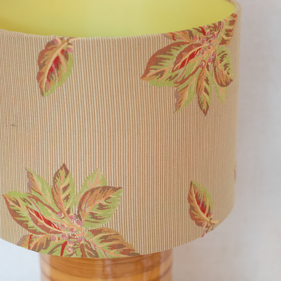 bamboo lamp yellow