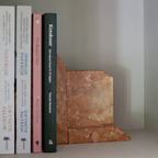 pink marble bookend