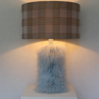 Cammie blue lilac checked