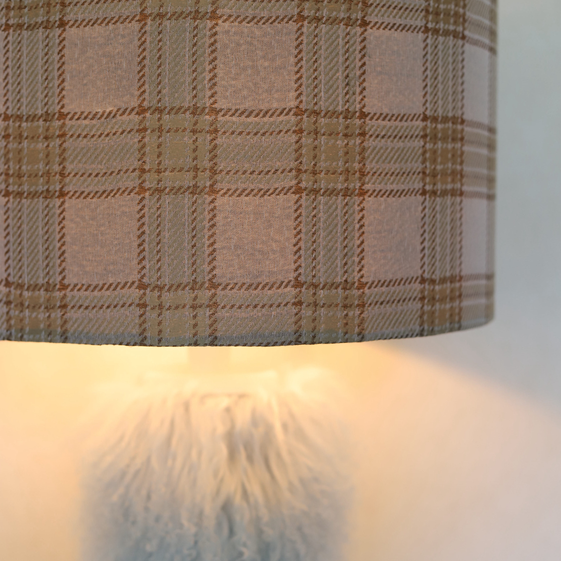 Cammie blue lilac checked