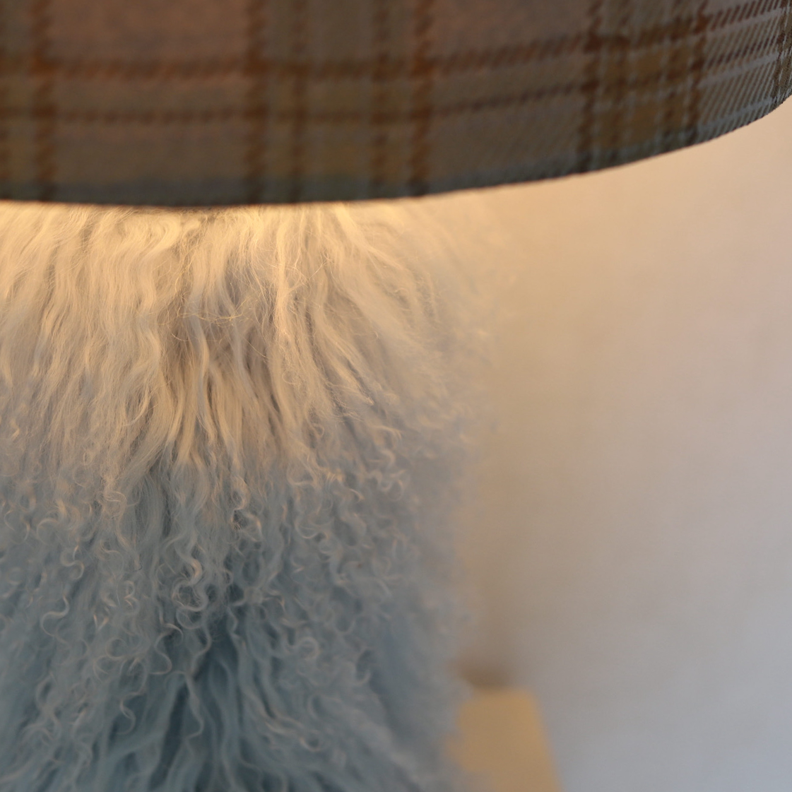 Cammie blue lilac checked