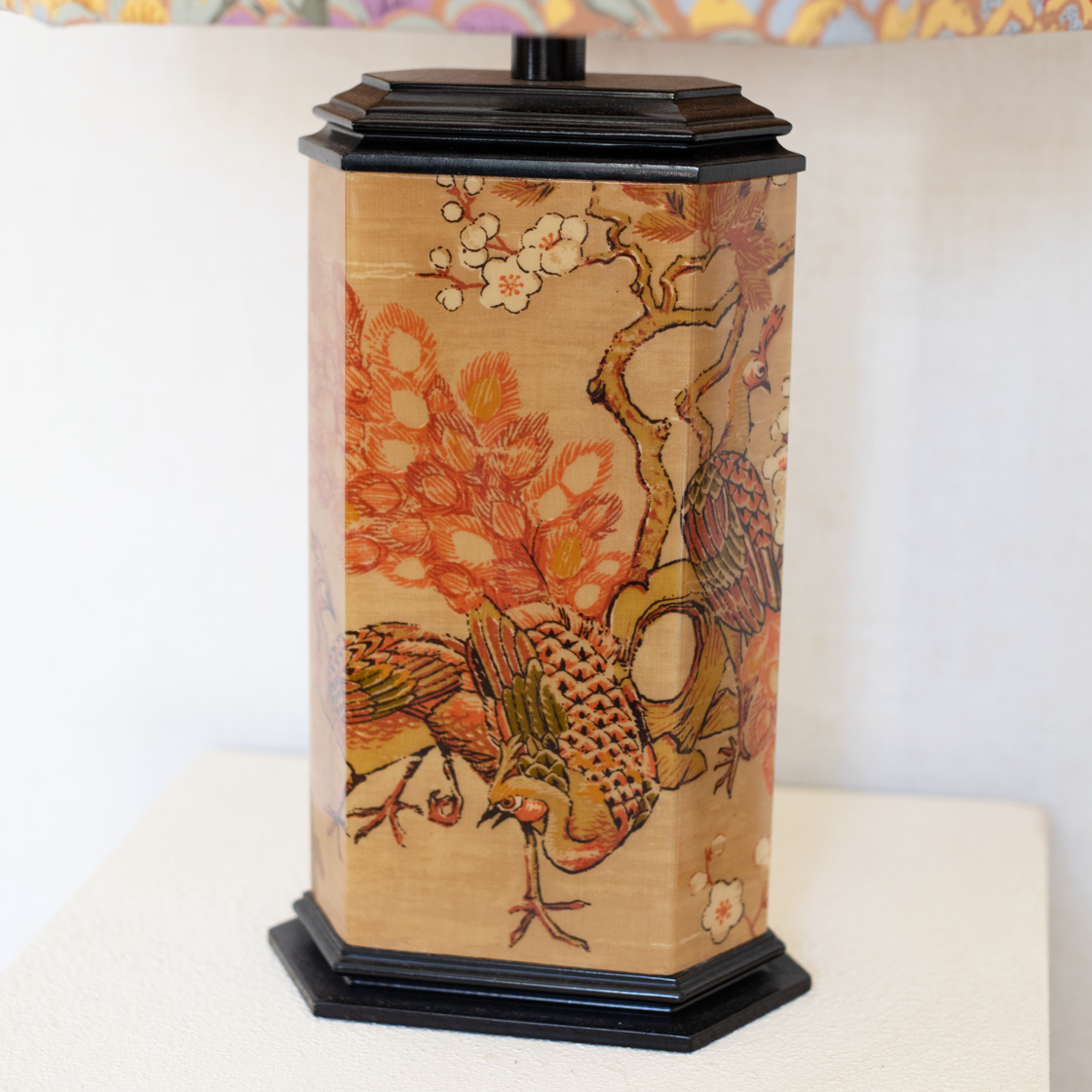 chinese lamp floral camel