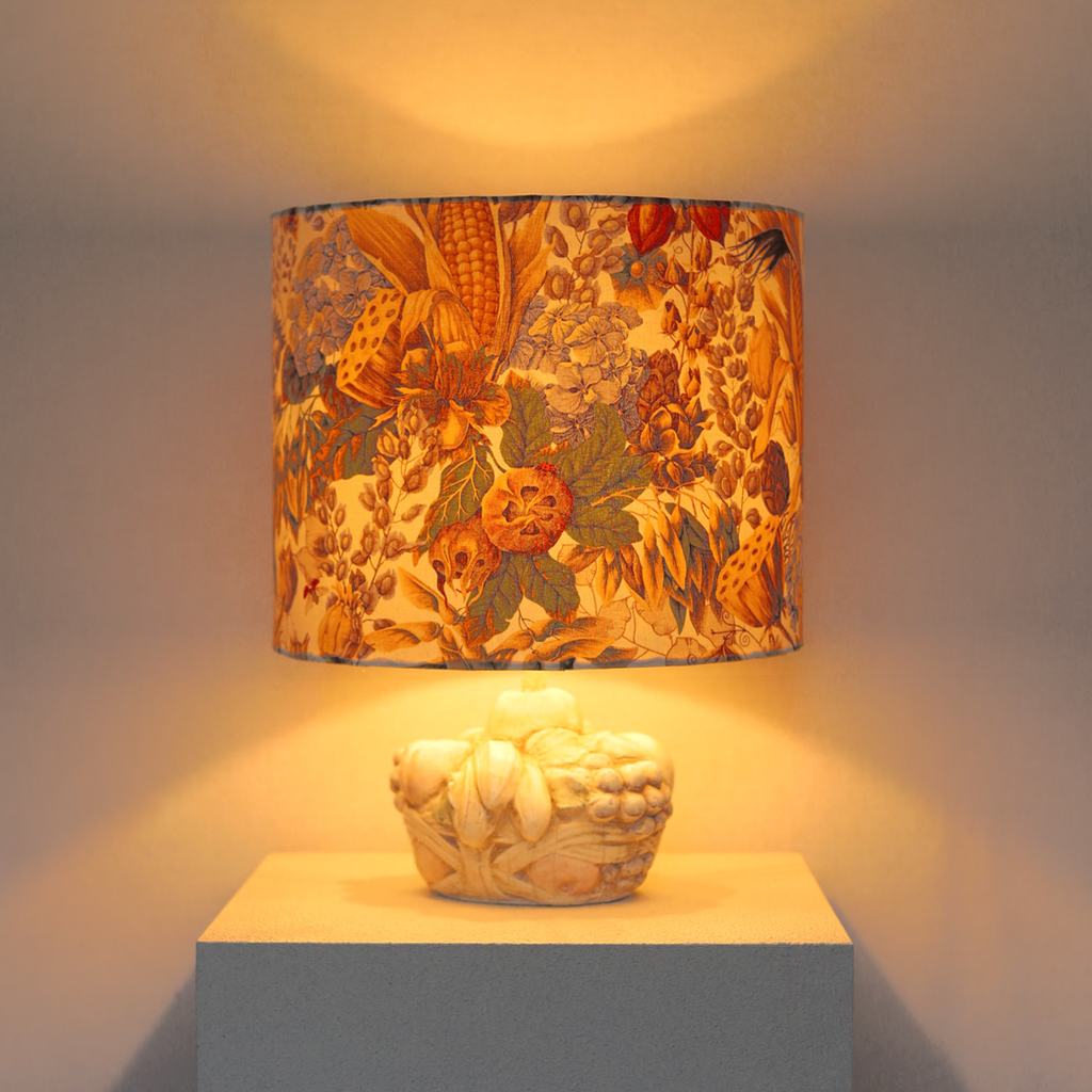 cream fruit lamp