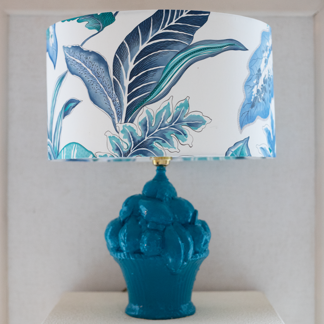 fruit lamp turquoise