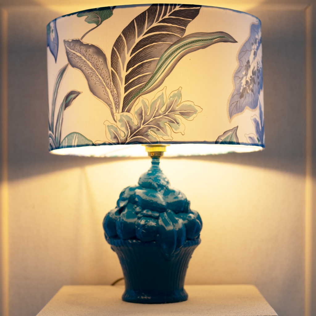 fruit lamp turquoise