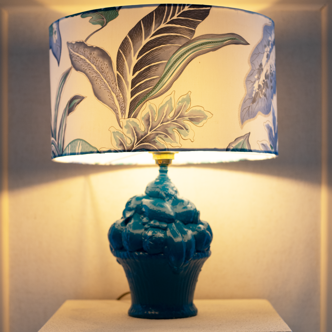 fruit lamp turquoise