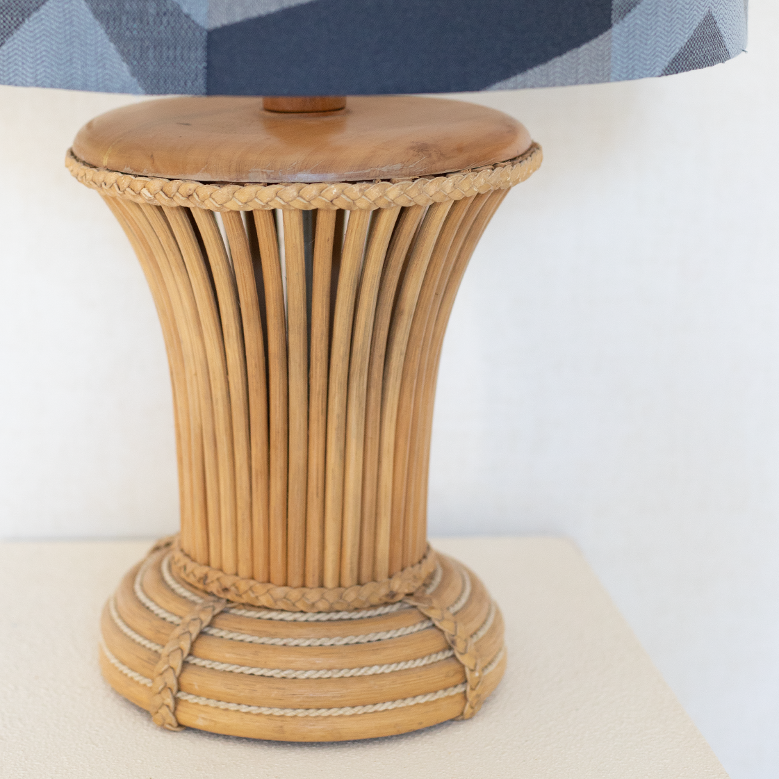 extra large bamboo lamp denim