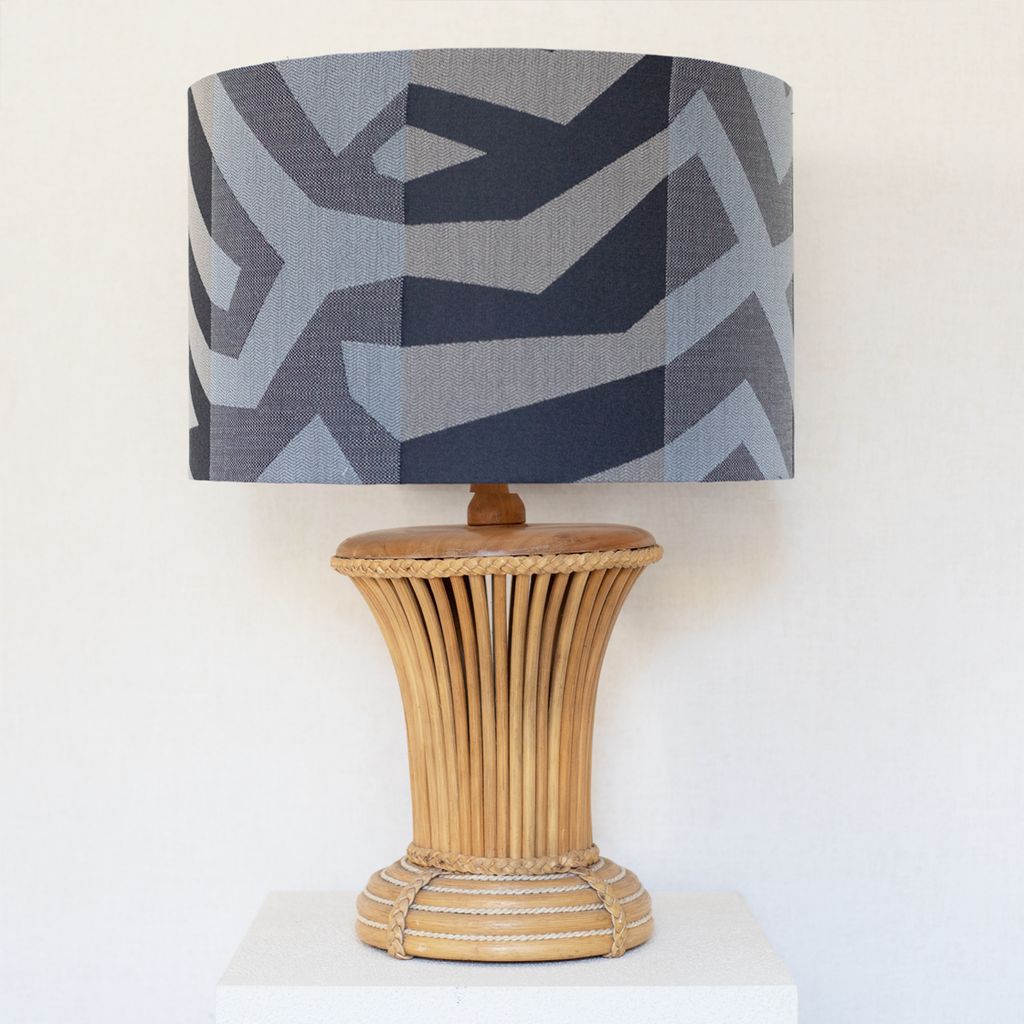 extra large bamboo lamp denim