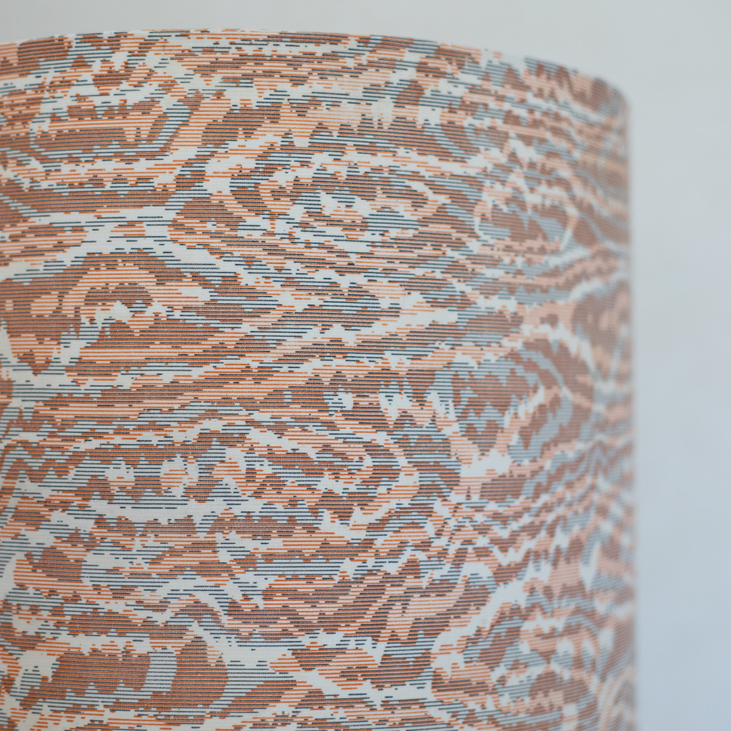 ceramic bamboo lamp pink