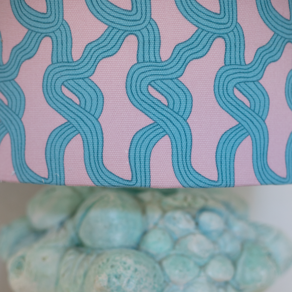 fruit lamp blue & pink