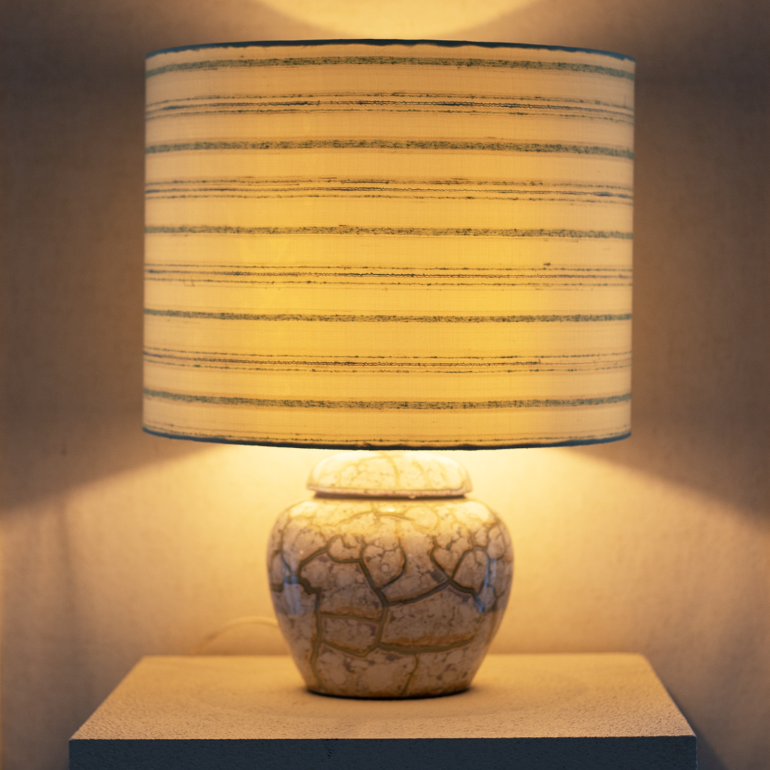 asian lamp green