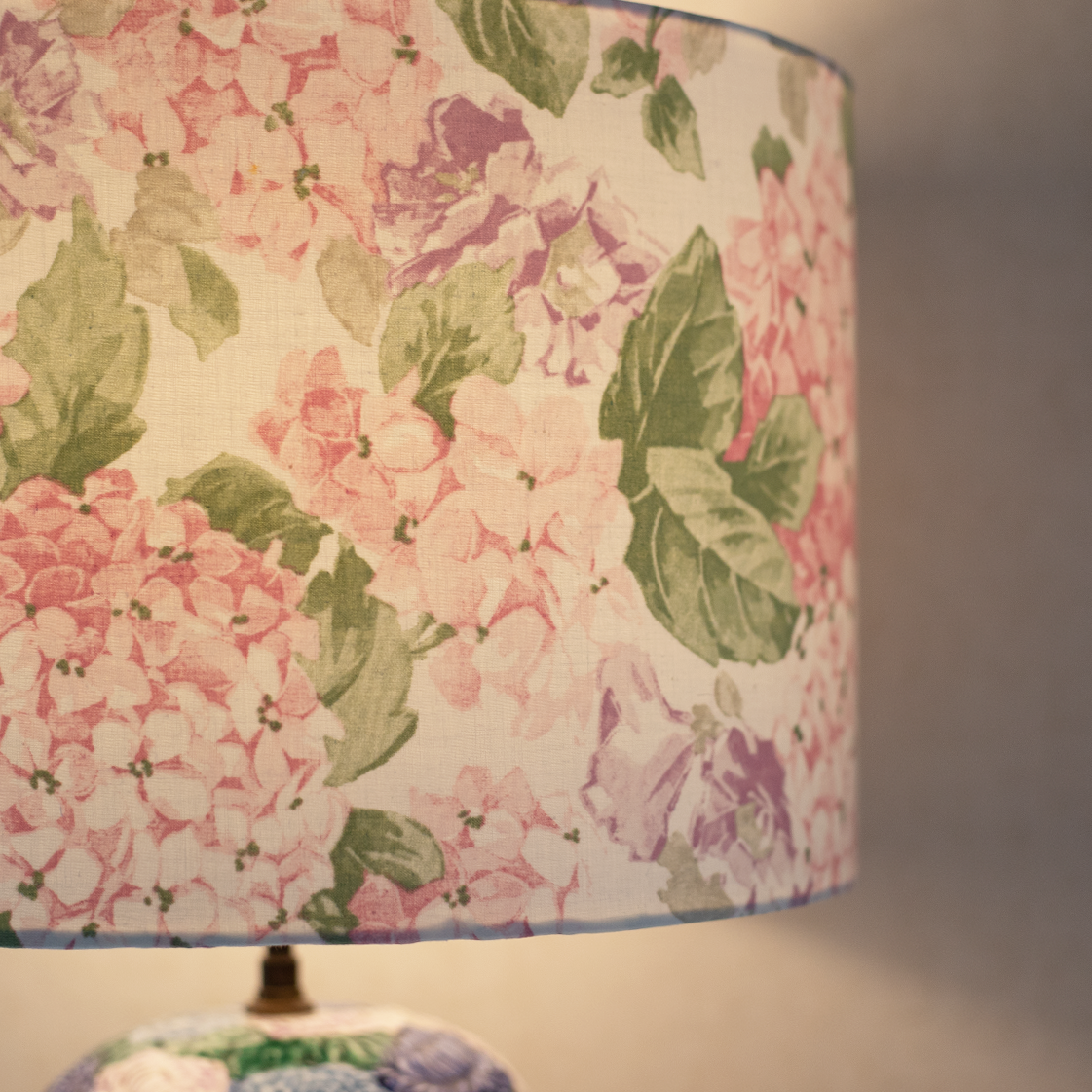 hydrangea lamp
