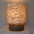 LEXIE cream velvet leaves