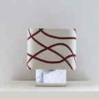 handmade autumn in antwerp table lamp with custom shade and warm light