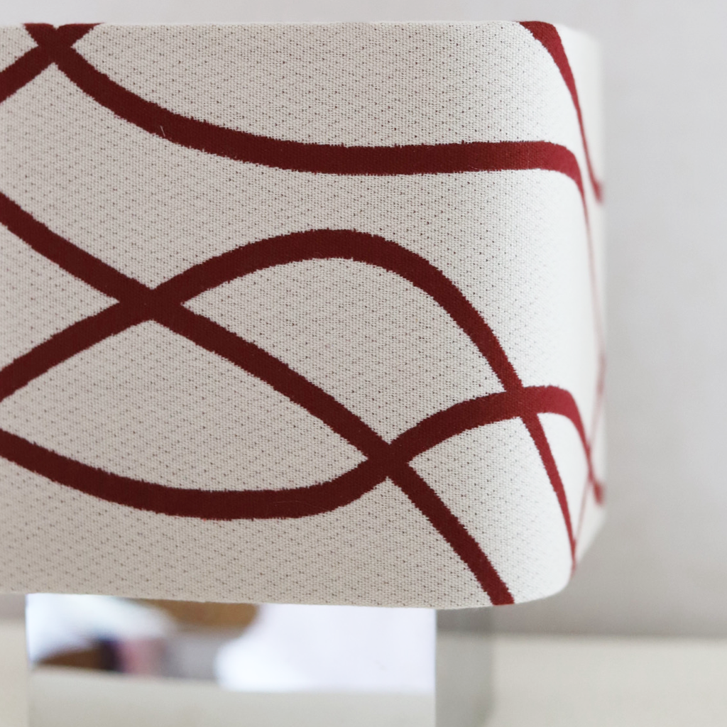 handmade autumn in antwerp table lamp with custom shade and warm light