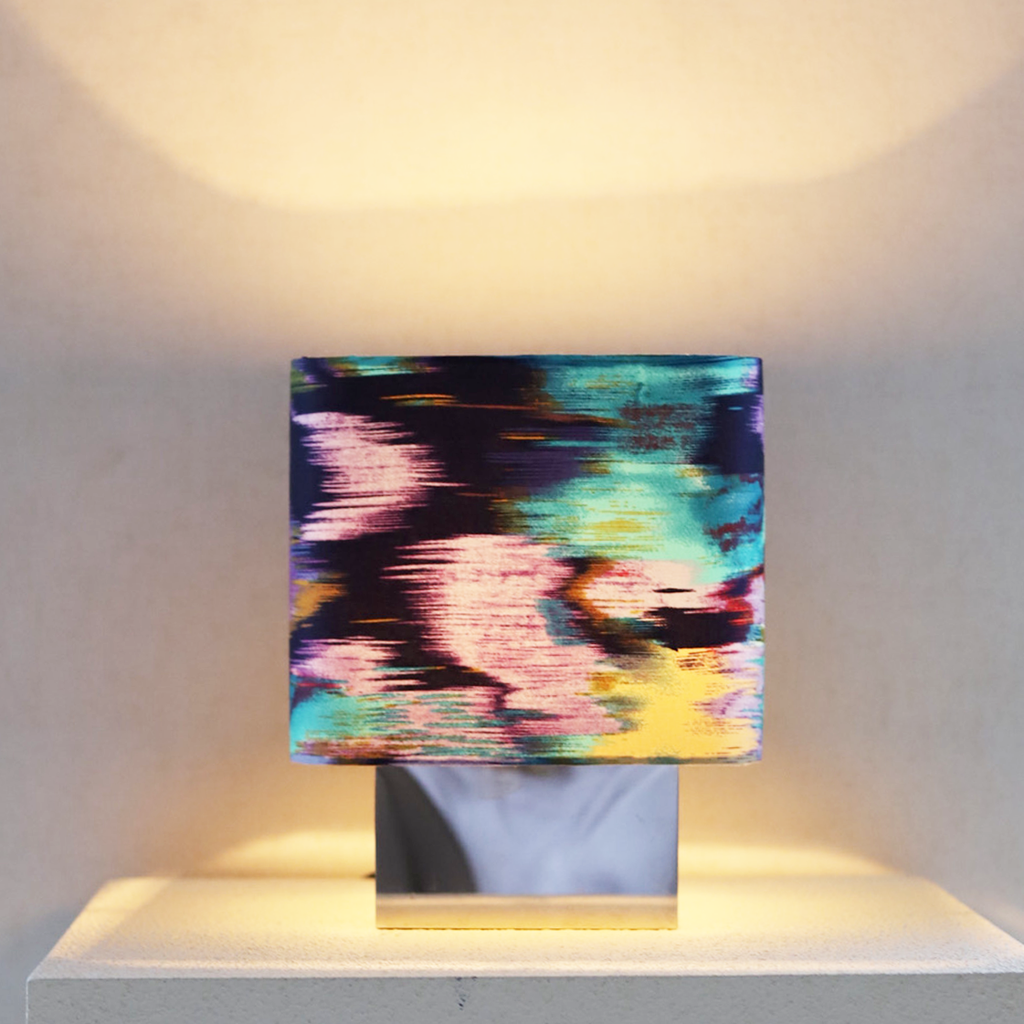 handmade autumn in antwerp table lamp with custom shade and warm light