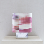 handmade autumn in antwerp table lamp with custom shade and warm light