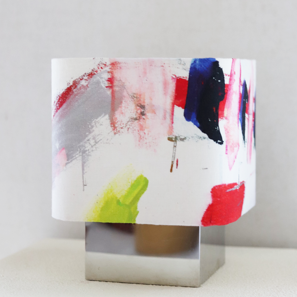 handmade autumn in antwerp table lamp with custom shade and warm light