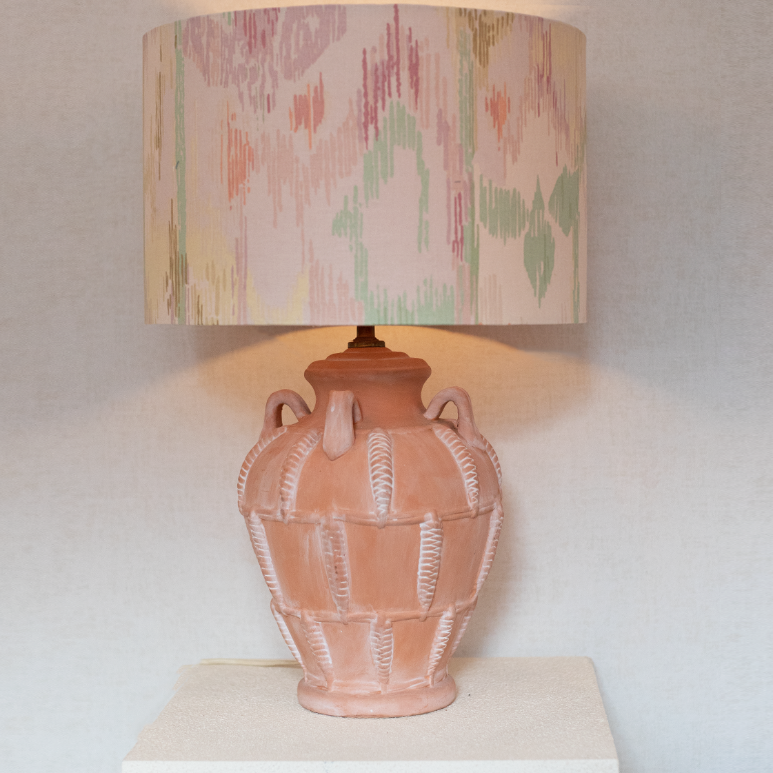 terracotta jug lamp