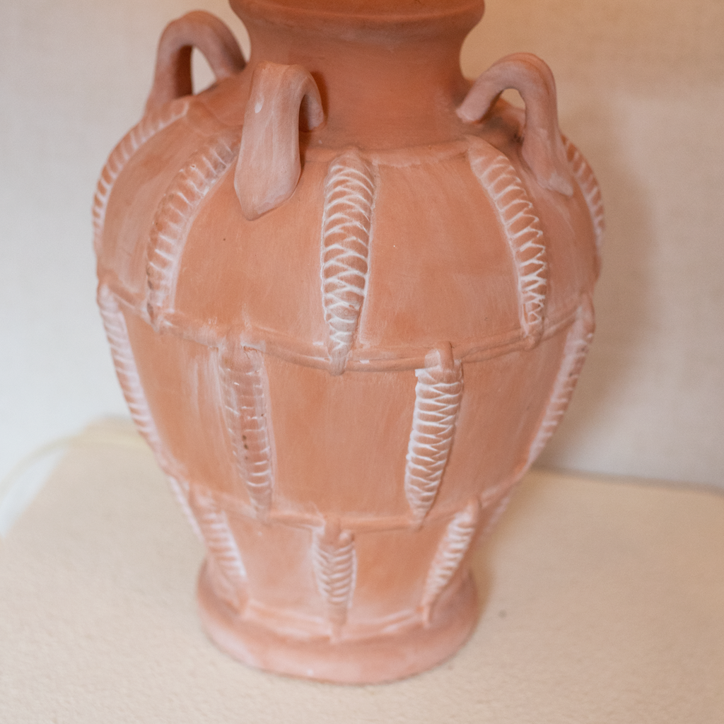 terracotta jug lamp
