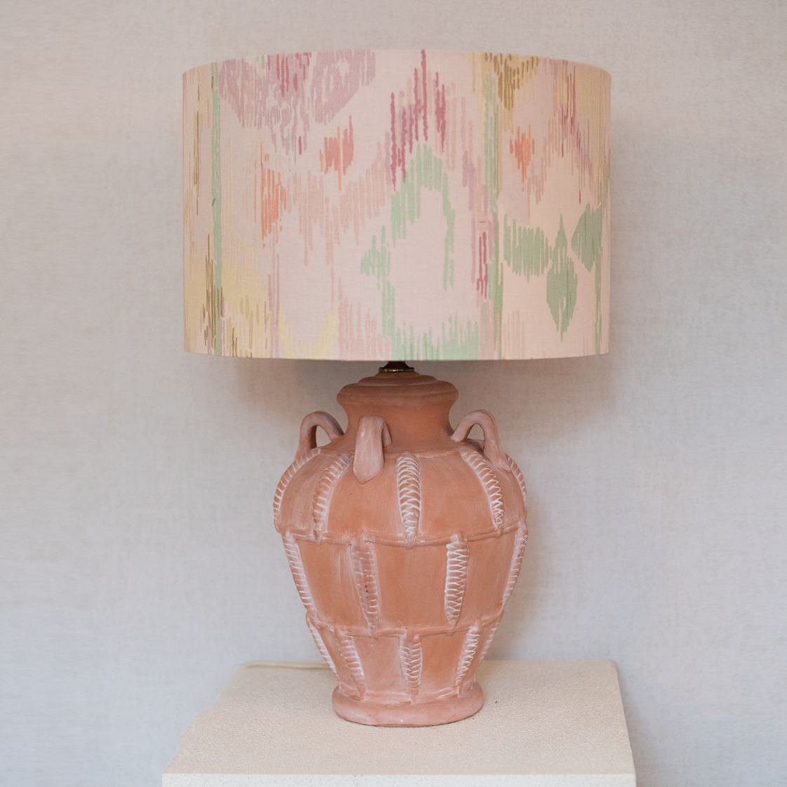 terracotta jug lamp