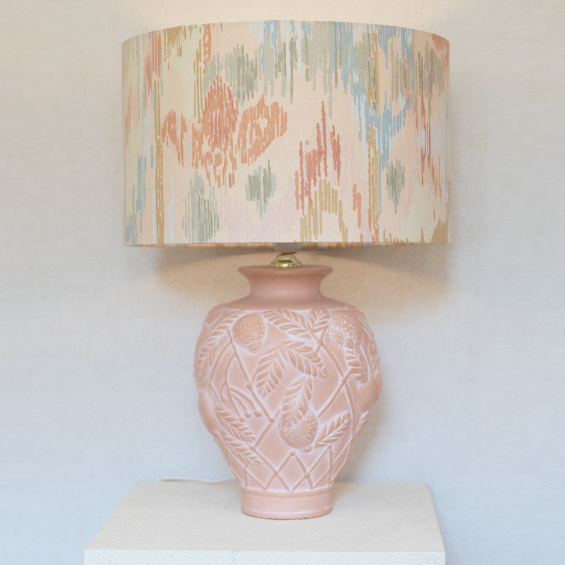 terracotta strawberry lamp