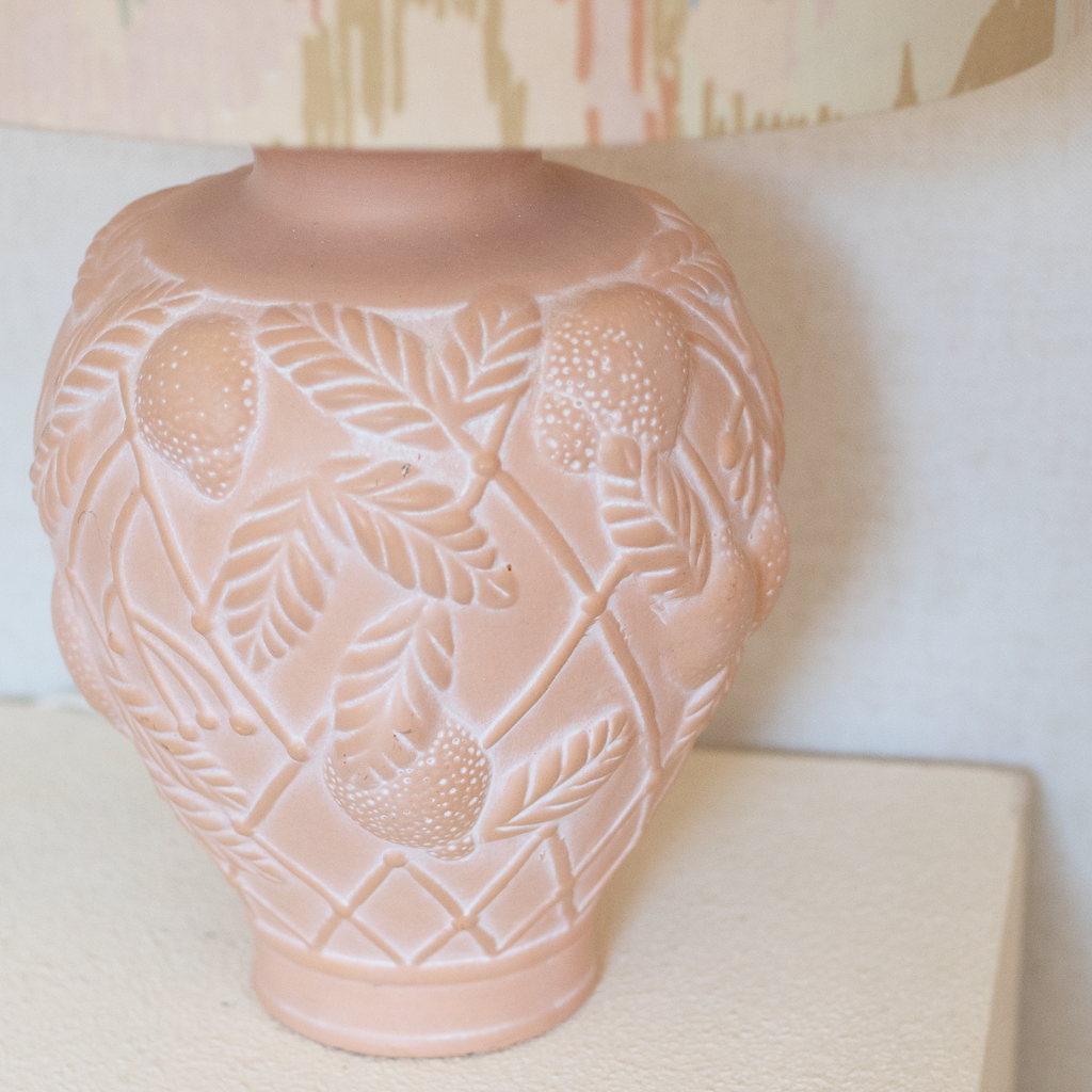 terracotta strawberry lamp
